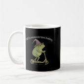 Funny Frog Graphic Saying Off To Commit Tom Fooler Kaffeetasse (Links)