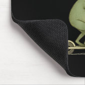 Funny Frog Graphic Saying Off To Commit Tom Fooler Mousepad (Ecke)