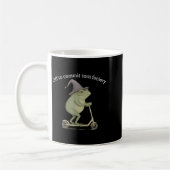 Funny Frog Graphic Sprichwort aus, um Tom Fooler z Kaffeetasse (Links)