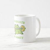 Funny Frog Hefting Weiden keine Stöcke Kein Hinter Kaffeetasse (VorderseiteRechts)
