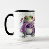 Funny Frog in der Schnee-Tasse - 'Schneejucken Tasse (Links)