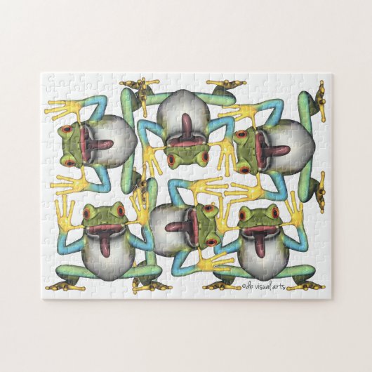 Funny Frog Insanely Froggie Puzzle (Horizontal)