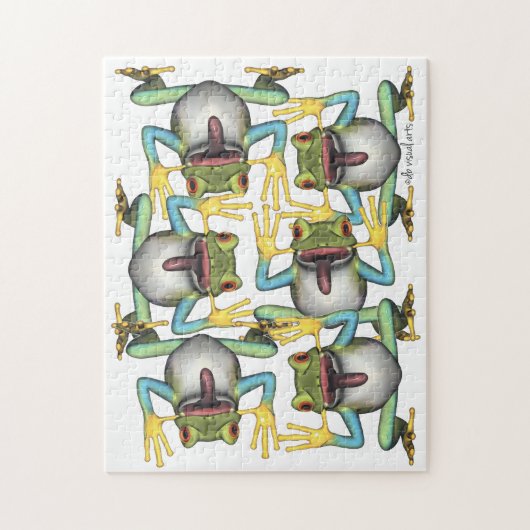 Funny Frog Insanely Froggie Puzzle (Vertikal)