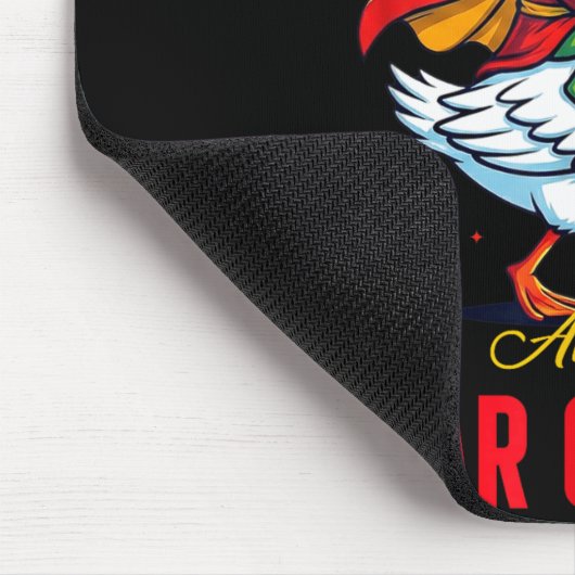 Funny Frog Let's Roll Math Rocks And Do War Crimes Mousepad (Ecke)