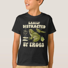 Funny Frog Lover leicht von Fröschen abgelenkt T-Shirt