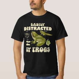 Funny Frog Lover leicht von Fröschen abgelenkt T-Shirt