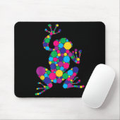Funny Frog Lovers Polka Dot Art Student Happy Dot Mousepad (Mit Mouse)