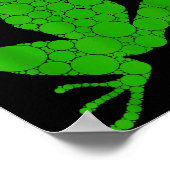 Funny Frog Lovers Polka Dot Art Student Happy Dot Poster (Ecke)