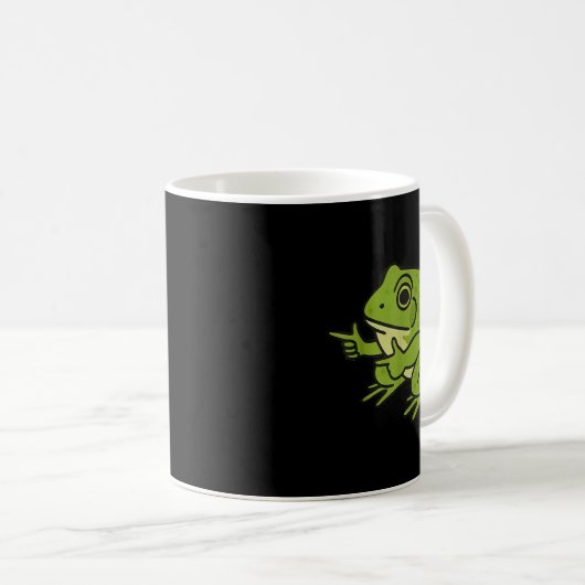 Funny Frog Me No Problemo Narrator But It Was All  Kaffeetasse (VorderseiteRechts)