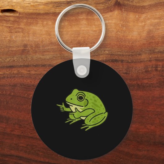 Funny Frog Me No Problemo Narrator But It Was All Schlüsselanhänger (Vorderseite)