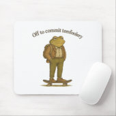 Funny Frog Meme Alberner dunkler Spaß ab, um Tom z Mousepad (Mit Mouse)