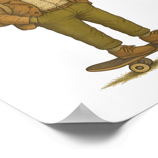 Funny Frog Meme Alberner dunkler Spaß ab, um Tom z Poster (Ecke)