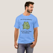 Funny Frog No problemo Meme T-Shirt (Vorne ganz)
