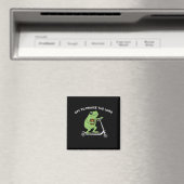Funny Frog Off To Praise The Lord Meme Quote Funny Magnet (In Situ (Geschirrspüler))