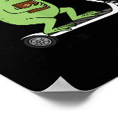 Funny Frog Off To Praise The Lord Meme Quote Funny Poster (Ecke)