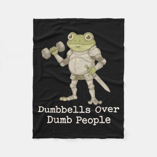 Funny Frog Pregnancy Announcement Medieval Pregnan Fleecedecke (Vorderseite)