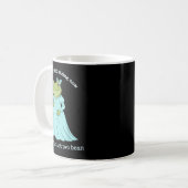 Funny Frog Pregnancy Announcement Medieval Pregnan Kaffeetasse (Vorderseite Links)