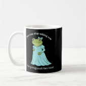 Funny Frog Pregnancy Announcement Medieval Pregnan Kaffeetasse (Links)