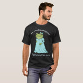 Funny Frog Pregnancy Announcement Medieval Pregnan T-Shirt (Vorne ganz)