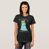 Funny Frog Pregnancy Announcement Medieval Pregnan T-Shirt (Vorne ganz)