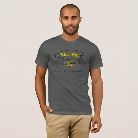 Funny Frog Prince Foto Custom  T-Shirt (Vorne ganz)