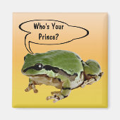 Funny Frog Prince Foto Personalisiert Magnet (Vorne)