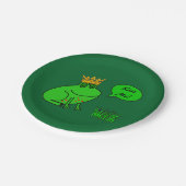 Funny Frog Prince - Kids Party Paper Teller (Schrägansicht)