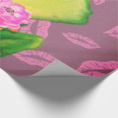 Funny Frog Prince Wrapping Paper Geschenkpapier (Ecke)