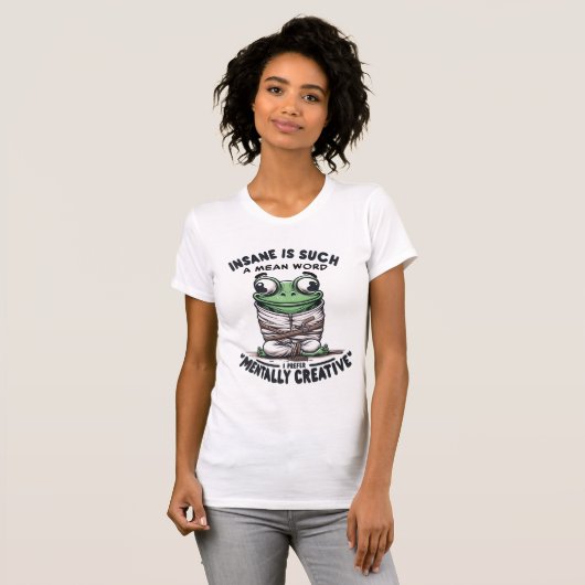 Funny Frog Quote T - Shirt (Vorne ganz)