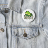 Funny Frog Ribbit Button (Beispiel)