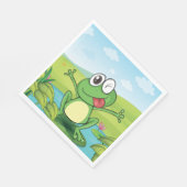 Funny Frog Serviette (Ecke)