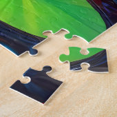 Funny Frog sitzt auf einem Lily Pad Puzzle (Seite)