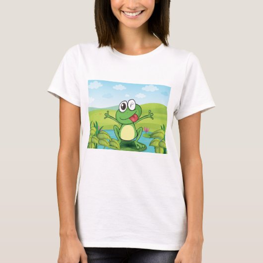 Funny Frog T-Shirt (Vorderseite)