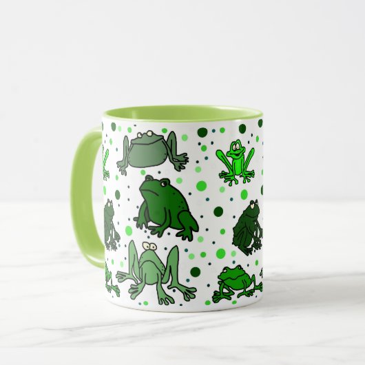 Funny Frog Tasse (Vorderseite Links)