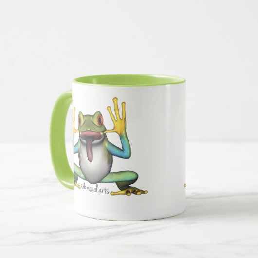 Funny Frog Tasse (Vorderseite Links)