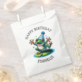 Funny Frog Themed Birthday Boy Geschenktütchen (Ausgeschnitten)