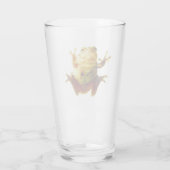 Funny Frog Toad Green Glass Cup Glas (Rückseite)
