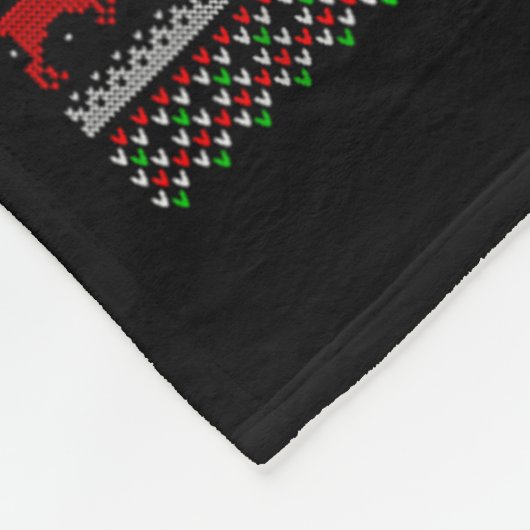 Funny Frog Ugly Christmas Sweaters Holiday Santa C Fleecedecke (Ecke)