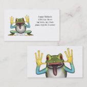 Funny Frog Visitenkarte (Vorne/Hinten)