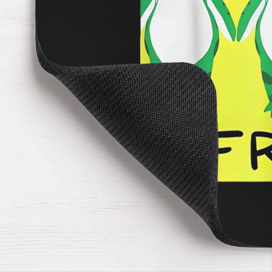 Funny Frog We Are All Frog  Mousepad (Ecke)