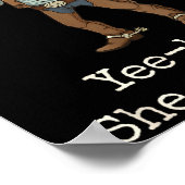 Funny Frog Western Engagement Matching Couples Tee Poster (Ecke)