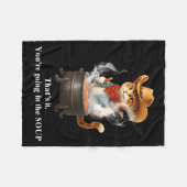 Funny Frog Witch Meme That's It You're Going In Th Fleecedecke (Vorderseite (Horizontal))