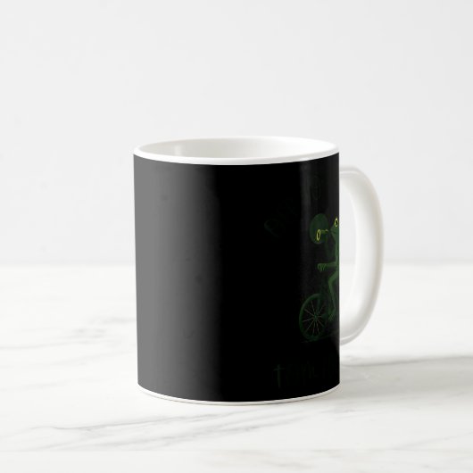 Funny Frog Wizard Off To Commit Tom Foolery Eclips Kaffeetasse (VorderseiteRechts)