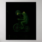 Funny Frog Wizard Off To Commit Tom Foolery Eclips Poster (Vorne)