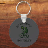 Funny Frog Wizard Off To Commit Tom Foolery Eclips Schlüsselanhänger (Vorderseite)