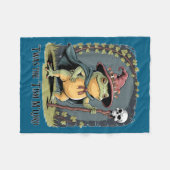 Funny Frog Wizard twas The tism M'lord Fantasy Art Fleecedecke (Vorderseite (Horizontal))