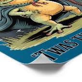 Funny Frog Wizard twas The tism M'lord Fantasy Art Poster (Ecke)