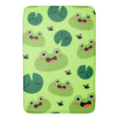 Funny Frogs Badematte (Vorderseite Vertikal)