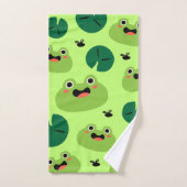Funny Frogs Badhandtuch Set (Handtuch)