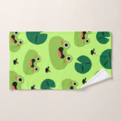 Funny Frogs Badhandtuch Set (Handtuch)